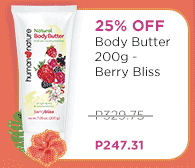 25% Off Body Butter 200g - Berry Bliss