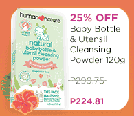 25% Off Baby Bottle and Utensil Cleansing Powder 120g