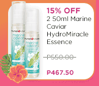 15% Off 2 50ml Marine Caviar HydroMiracle Essence