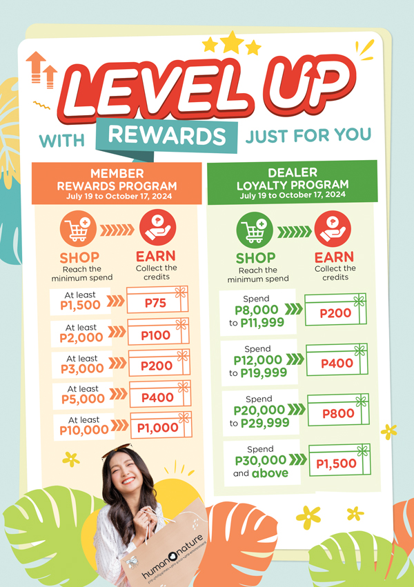 Level up with rewards just for you!