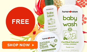 Free Baby Lotion 50ml when you buy Baby Wash 490ml with Nappy Cream