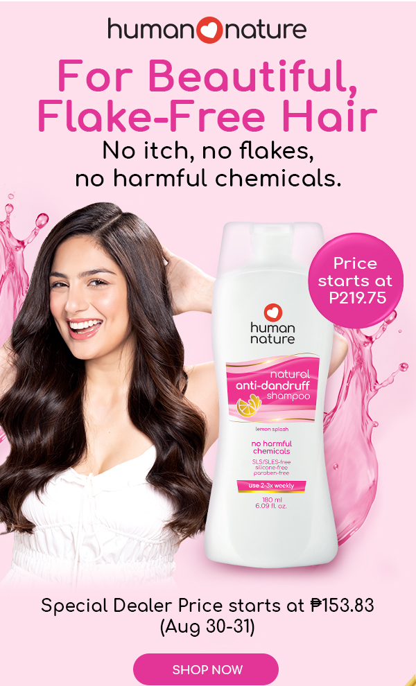For beautiful, flake-free hair