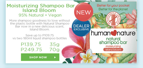 Island Bloom Moisturizing Shampoo Bar