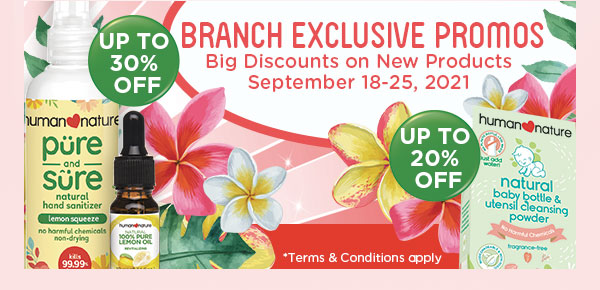 Branch Exclusive Promos