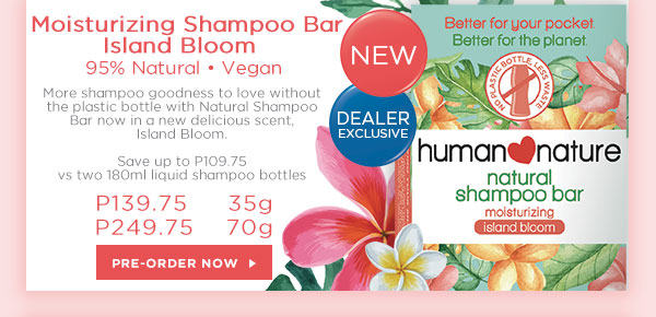 Island Bloom Natural Shampoo Bar 