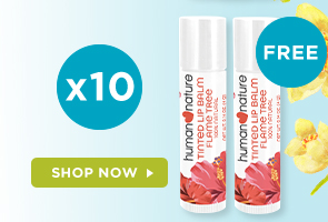 Buy any 10 Flavored Lip Balm and GET 1 FREE!