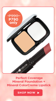 Mineral Foundation + ColorCreme Lipstick