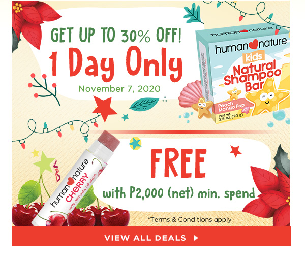 GET UP TO 30% OFF 1 DAY ONLY