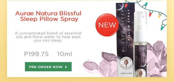 Aurae Natura Blissful Sleep Pillow Spray