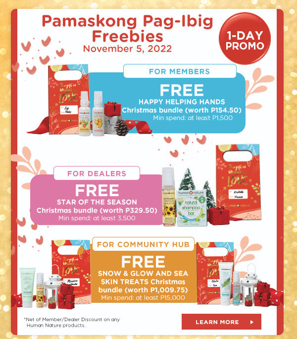 Pamaskong Pag-Ibig Freebies!