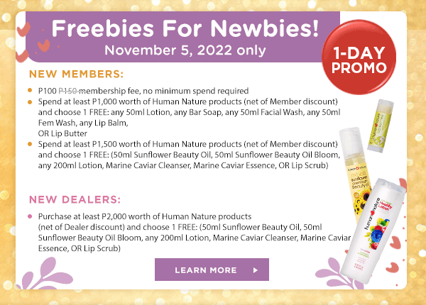 Freebies for Newbies