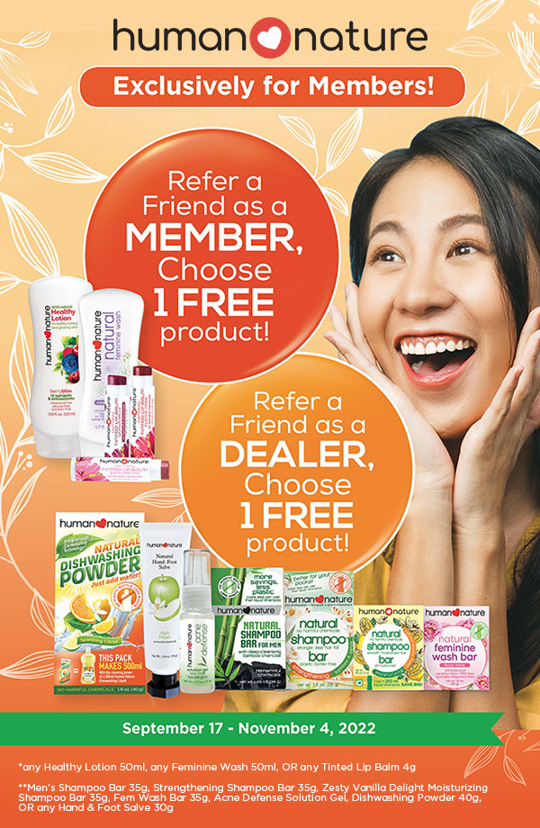 Refer a friend as a member or dealer.