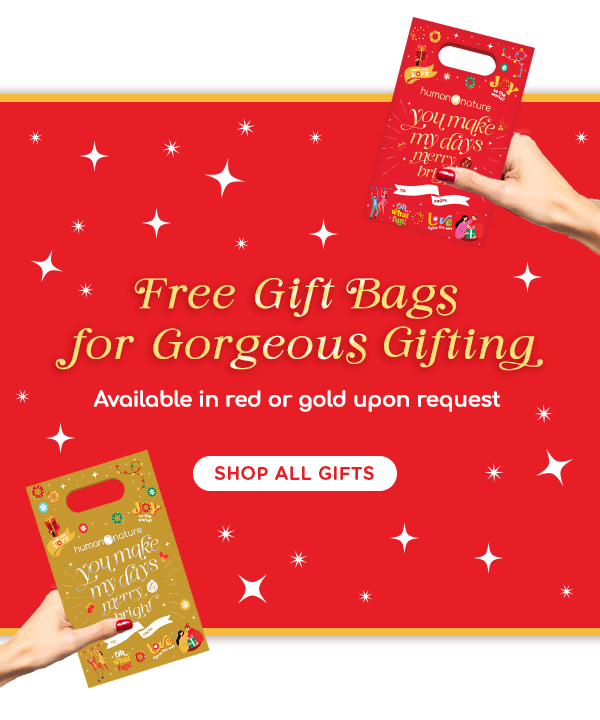 Free gift bags for gorgeous gifting.
