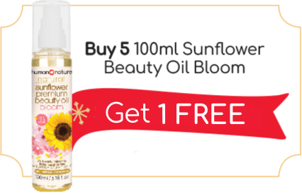 Buy 5 100ml Sunflower Beauty Oil Bloom, Get 1 Free