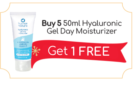 Buy 5 50ml Hyaluronic Gel Day Moisturizer, Get 1 Free