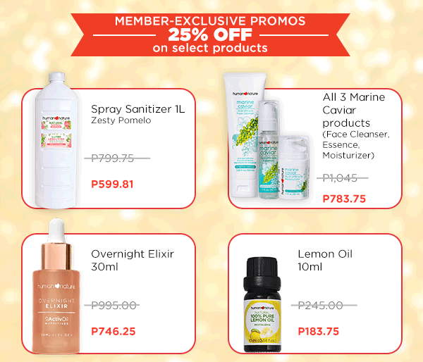 Member Exclusive Promos