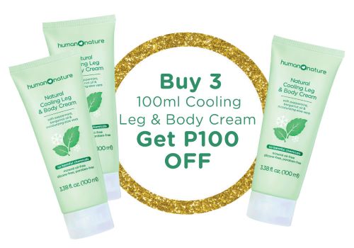 Buy 3 Cooling Leg Cream, Get P100 off
